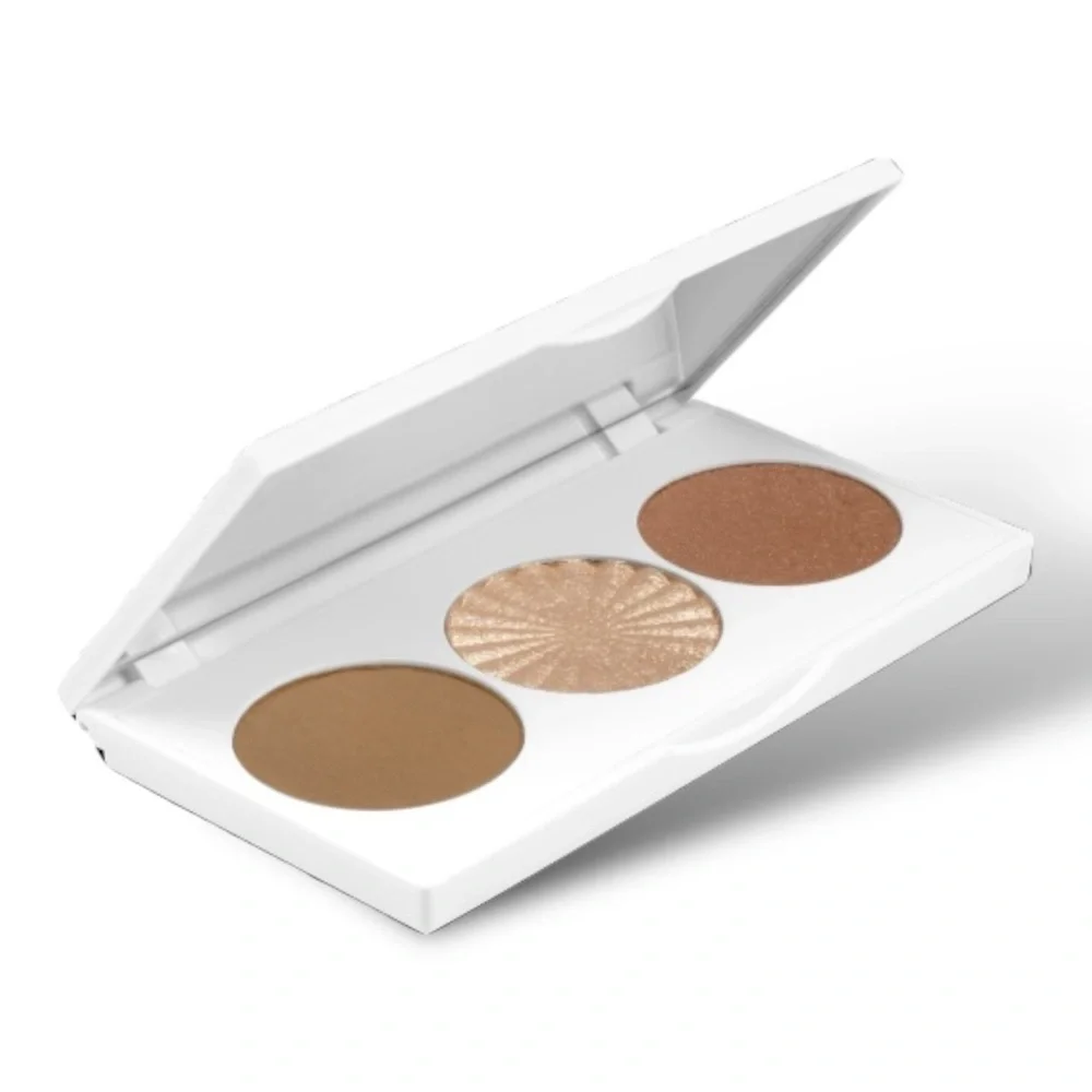 OFRA FACE IT Medium Midi Trio Makeup Palette Highlight, Bronze, Contour